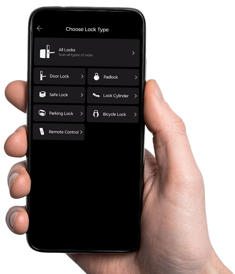Sheer smart locks Accessible by Phone