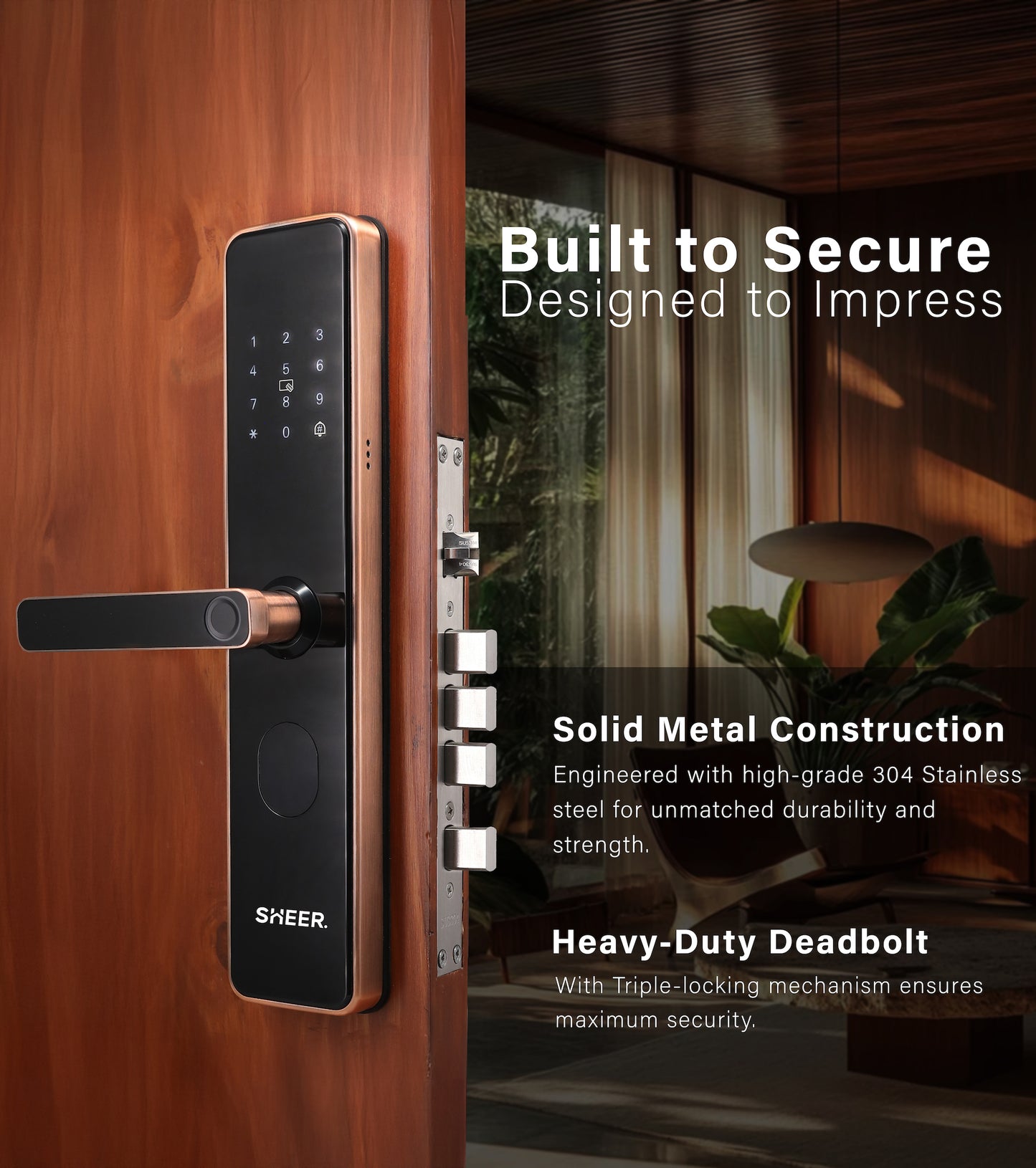 PREMIER - Fingerprint Lock (Matte Venetian)