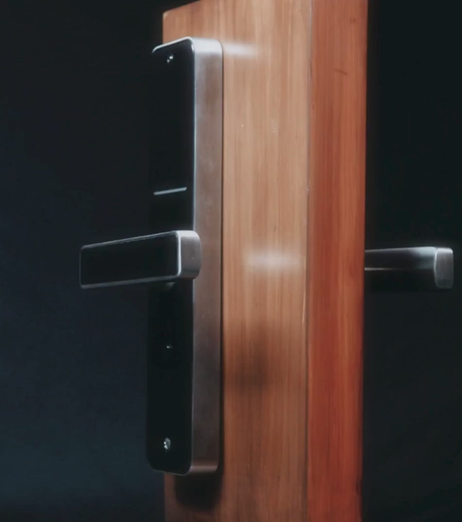 Keyless lock easily fits any door